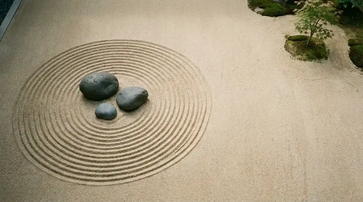 澳门彩票 书斋枯山水沙盘全景